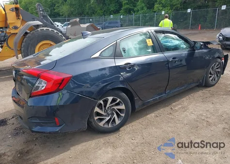 2017 Honda Civic Ex z USA, uszkodzony, nr VIN 2HGFC2F73HH520221